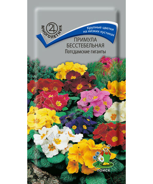 Примула Потсдамские Гиганты (бесстебельная) семена