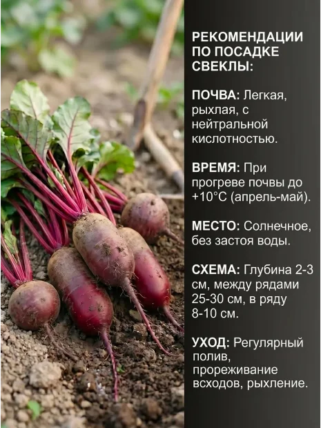 Свекла Багряный шар семена 