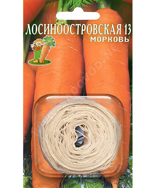 Морковь на ленте Лосиноостровская 13 семена 
